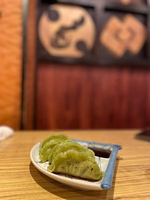   at Kakekomi Gyoza in Tokyo