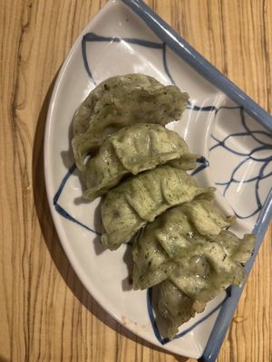   at Kakekomi Gyoza in Tokyo
