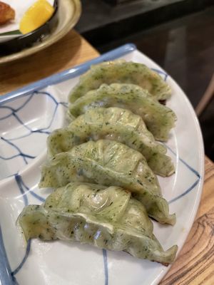 Gyoza  at Kakekomi Gyoza in Tokyo