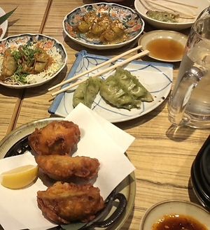   at Kakekomi Gyoza in Tokyo