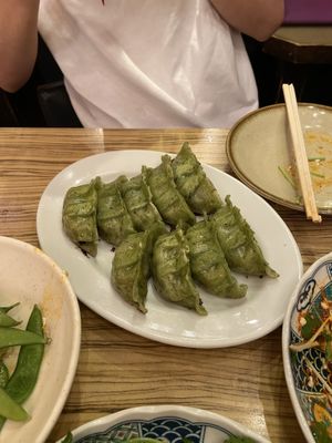 Steamed gyoza  at Kakekomi Gyoza in Tokyo