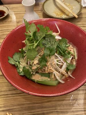 Noodles  at Kakekomi Gyoza in Tokyo