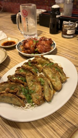 My bf ate chicken…sorryy  at Kakekomi Gyoza in Tokyo