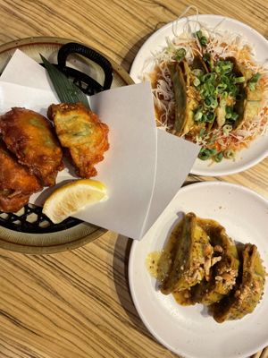   at Kakekomi Gyoza in Tokyo