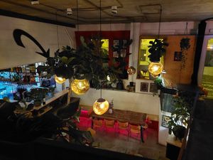 from upstairs. at Flores Da Pampa in Lisbon