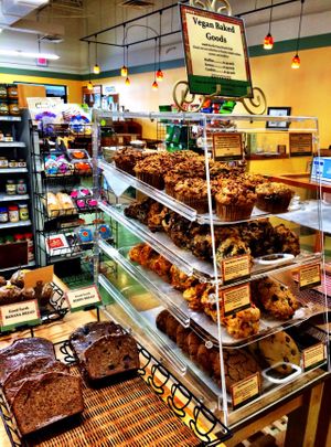 All Vegan Bakery Case! at Good Earth Food Co-op in St Cloud