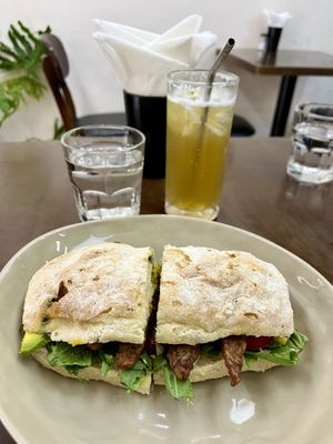 Tempeh Sandwich  at Abracado in Hanoi