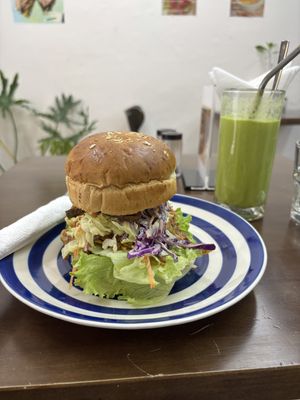 Pulled “pork"  at Abracado in Hanoi