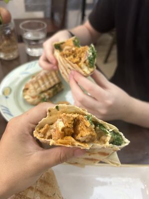 tofu wrap   at Abracado in Hanoi