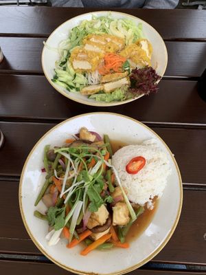 Bun Gan Chien (top) and Tofu Ko Chai. at COMAI - Berger Str in Frankfurt