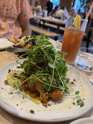 Roasted cauliflower   at Deep City in Burlington