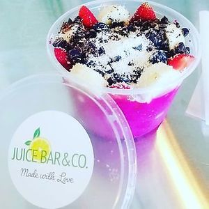 Pitaya Bowl With Endless Options   at Juice Bar & Co in Smithfield
