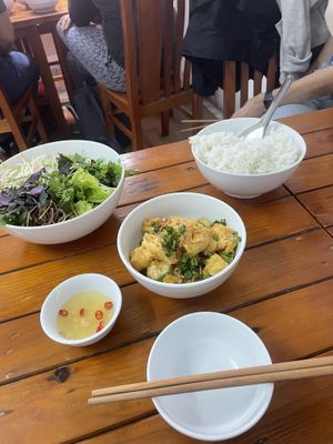   at Cumulus Vegetarian Restaurant in Hanoi