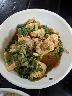 Tofu side at Cumulus Vegetarian Restaurant in Hanoi