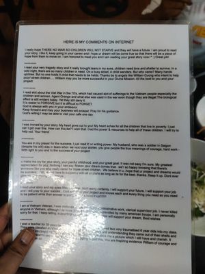 Reviews about him at Cumulus Vegetarian Restaurant in Hanoi