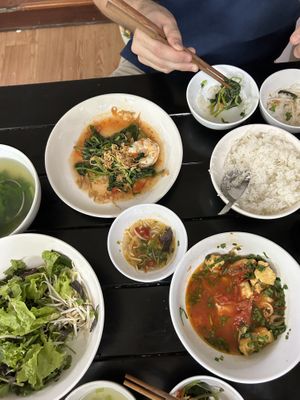   at Cumulus Vegetarian Restaurant in Hanoi