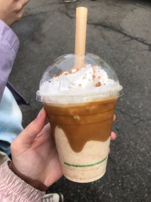 Biscoff milkshake at Veg Out in Surrey