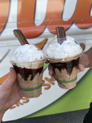 Mars Bar Shake  at Veg Out in Surrey