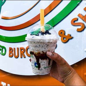 Oreo milkshake at Veg Out in Surrey