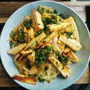 POTATO Mash with roasted Fennel at FUCHS in Aachen