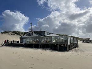 On the beach  at Paal 17 in Texel