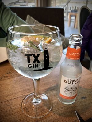 Gin Tonic mit Queller und Orange 🤩  at Paal 17 in Texel