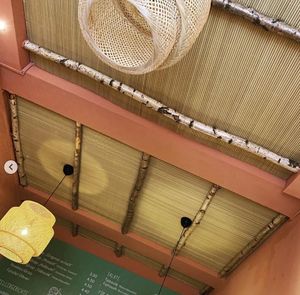 indoors with a hint of the menu - by @nabati.mannheim at Nabati in Mannheim