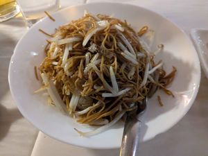 Noodles and Bean Sprouts at HAKS in Harrogate