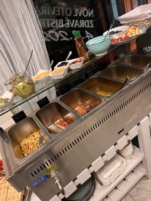 the brunch buffet  at Dary Země in Frenstat Pod Radhostem