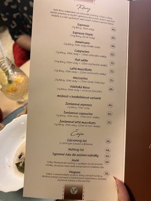 coffees  at Dary Země in Frenstat Pod Radhostem