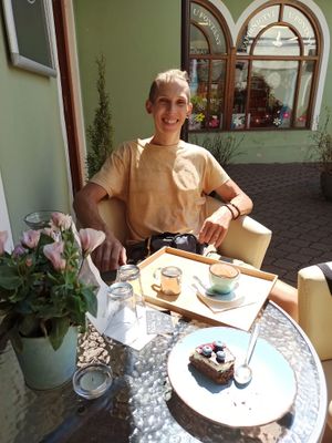 Tasty dessert at Dary Země in Frenstat Pod Radhostem