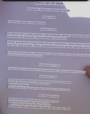   at Le Paradisier Café in Nyons