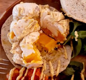 Œuf Bénédicte  at OhBaba  in San Sebastian