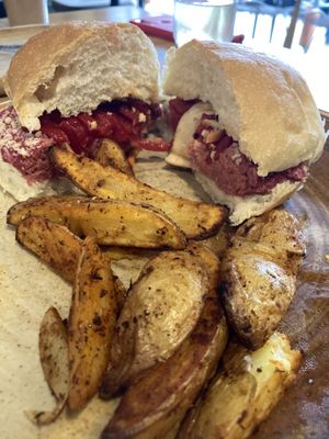Miso Hamburgesa at OhBaba  in San Sebastian