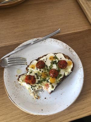 Gazta toast  at OhBaba  in San Sebastian