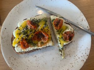 Gazta toast at OhBaba  in San Sebastian