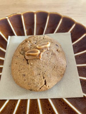 Peanut better cookie  at OhBaba  in San Sebastian