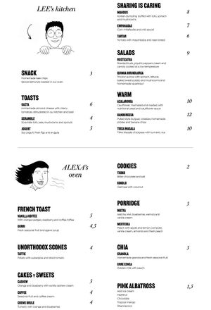 Menu 1 at OhBaba  in San Sebastian