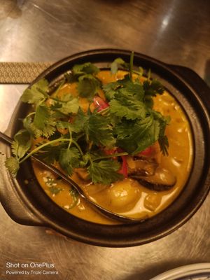 Curry with tofu at An Viet in Vaxjo