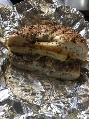 Vegan Sausage  at Cocky's Bagels in North Olmsted