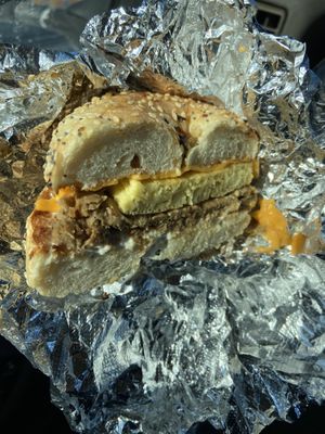 So tasty!!  at Cocky's Bagels in North Olmsted