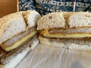 Sausage Sammy  at Cocky's Bagels in North Olmsted