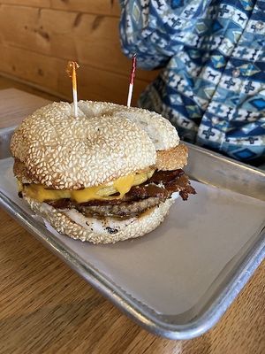 Ultimate sammy at Cocky's Bagels in North Olmsted