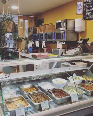 Every week a new menu with always one or two veggie options (and sometimes vegan) at Smakelijk in Leeuwarden