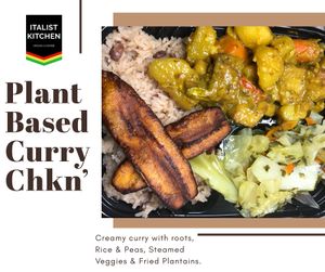 All vegan Jamaican food at Italist Kitchen in San Bernardino