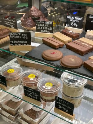 vegan candy at Raw to Go Kitchen in Moscow