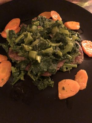 Fettina di soia con erbette e formaggio Vegano at Green Corner in Lodi