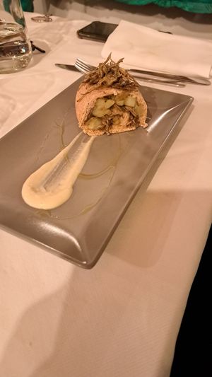 Strudel carciofi e patate at Green Corner in Lodi