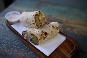   at Happy Vegans in Hoboken