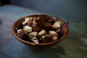   at Happy Vegans in Hoboken